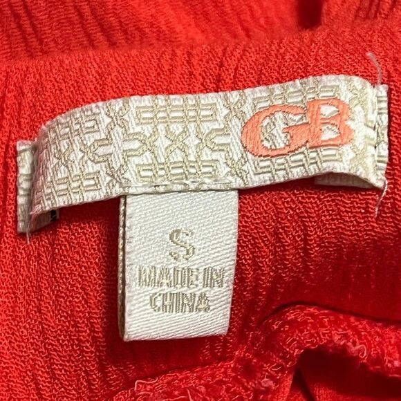 GIANNI BINI CROCHET HALTER MAXI DRESS Vibrant Color summer Summer Pop Sz S -GUC - Picture 6 of 9